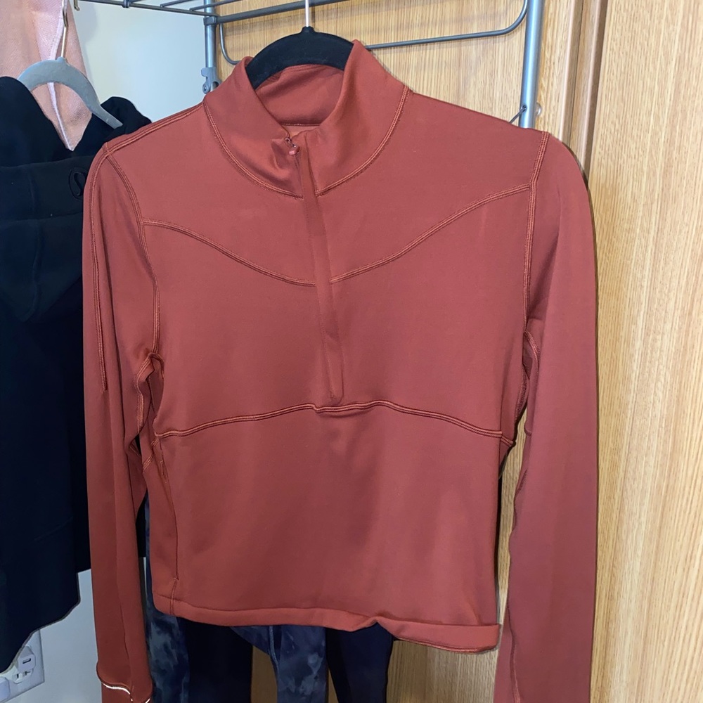 Lululemon cropped half zip jacket, NWOT, size 6